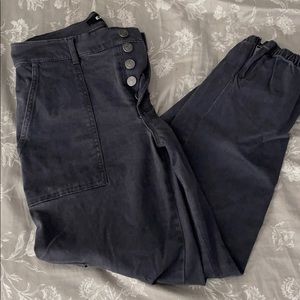 Express dark blue cargo pants